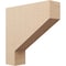 Ekena Millwork 9"W x 36"D x 36"H Thin Clemmons Rough Cedar Woodgrain TimberThane Corbel, Primed Tan CORUR09X36X36CLERCPR - alternate 1
